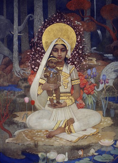 Devaki, Mother of Krishna by Marianne Stokes